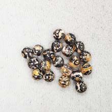 5MM ROUND CABOCHON LEOPARD SKIN(20PCS/BAG)